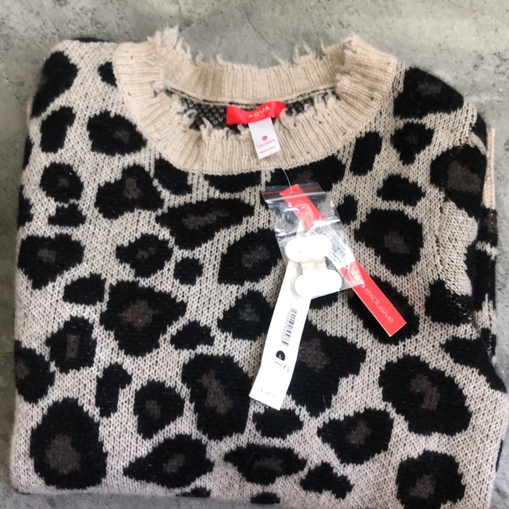 Aqua girl cashmere sweater
